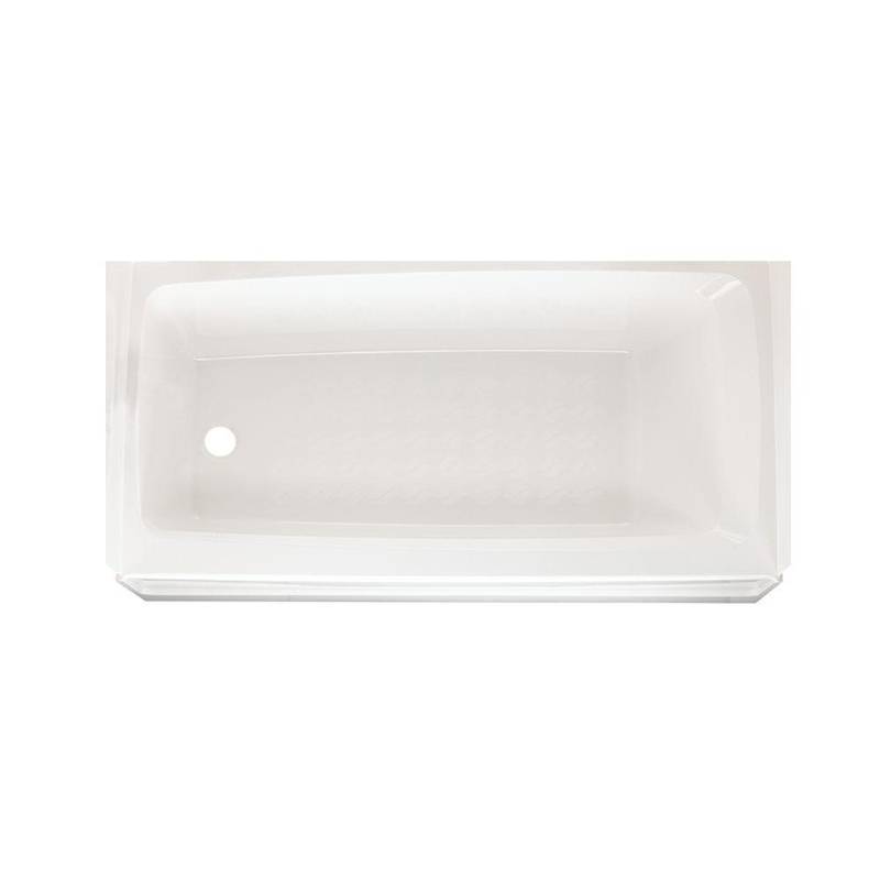 lot 5606 image: Left Drain Bathtub in White
