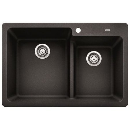 lot 5618 image: Blanco 441604 Anthracite Grandis Grandis 33  Double Basin Drop In or
