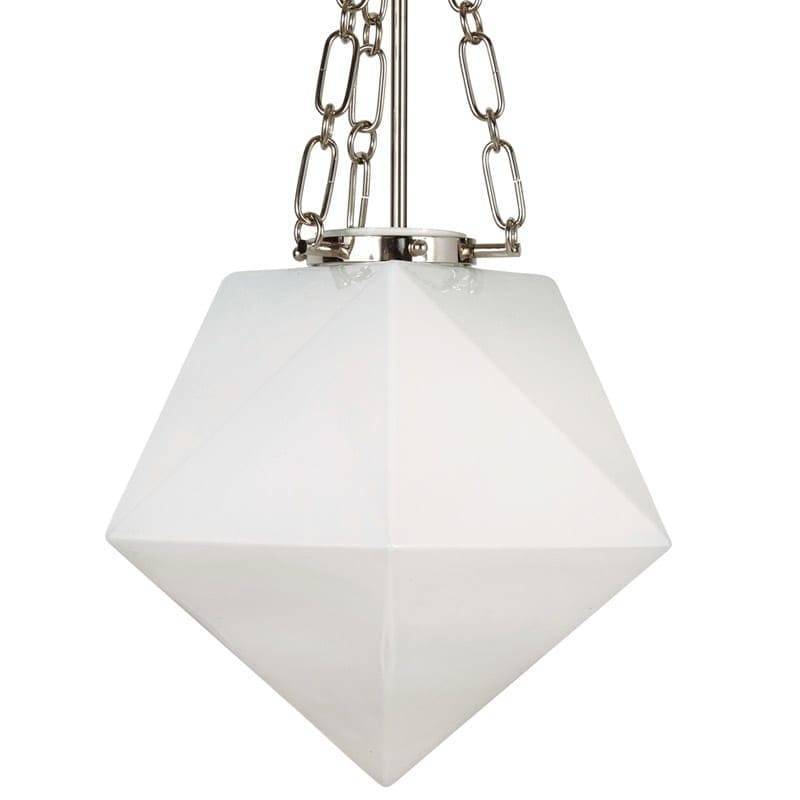lot 5640 image: Park Harbor PHPL5521 14  Wide Single Light Foyer Pendant with Geometric Shade