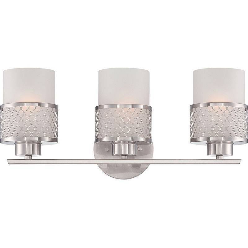 lot 5660 image: Nuvo Lighting 604683 Bathroom Fixtures Fusion Indoor Lighting Vanity Light Brushed Nickel