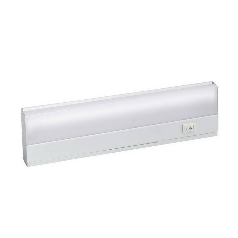 lot 5698 image: Kichler KCL 10041WH Direct Wire Fluorescent 8 Watt