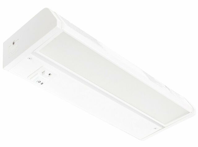 lot 5702 image: Westgate Manufacturing Adjustable Angle Multi Color-Temperature Undercabinet Lights (UCA-12-WHT)