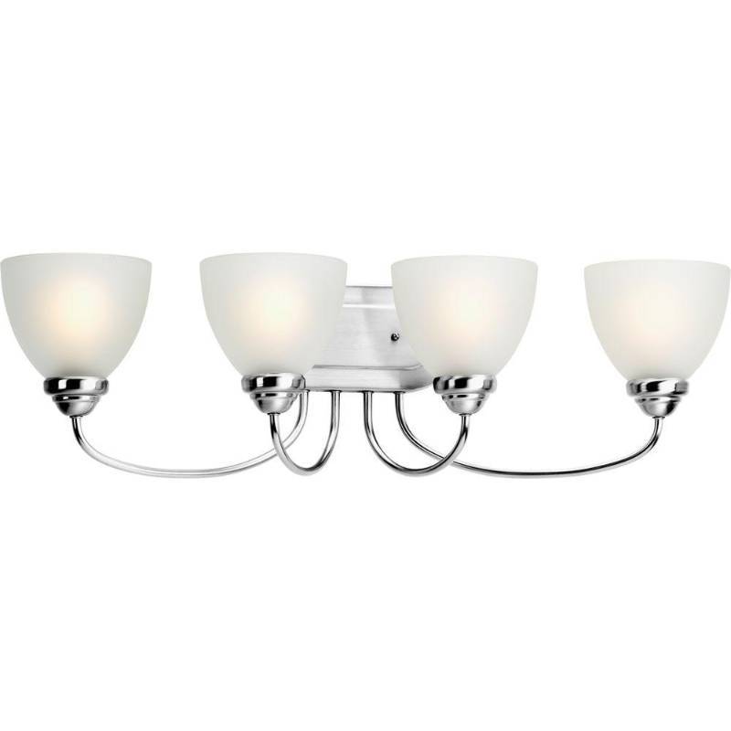 lot 5721 image: Progress Lighting P2928-15 Polished Chrome Heart Heart Four-Light