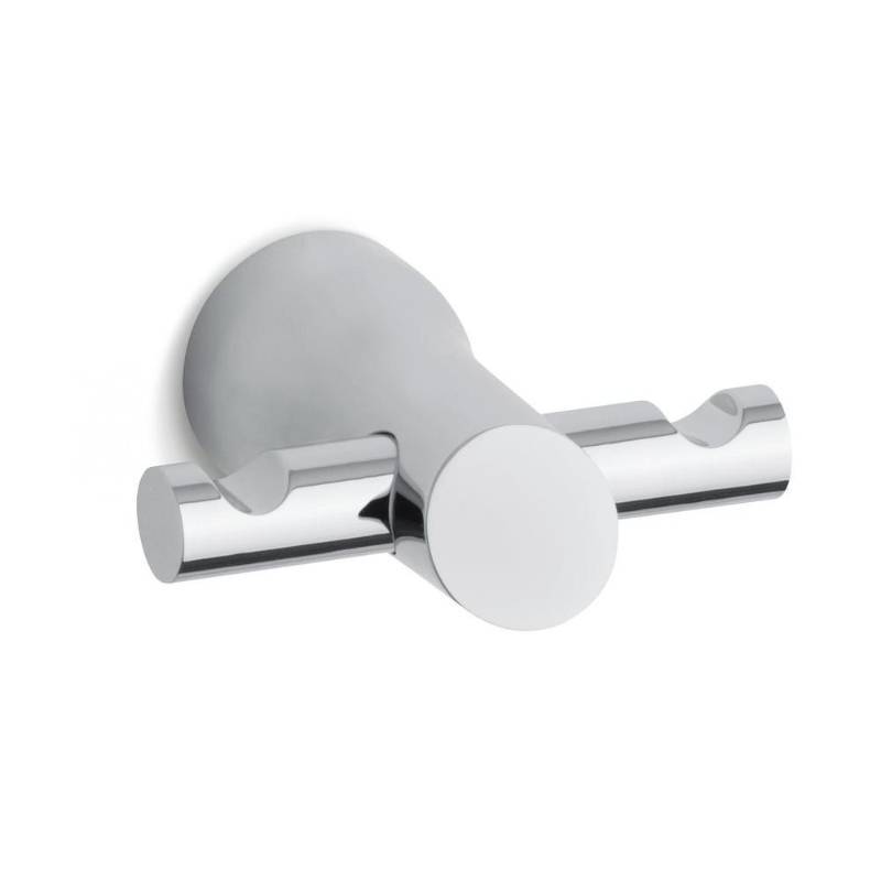 lot 5745 image: Kohler K-5670-CP Polished Chrome Toobi Toobi Double Hook Robe Hook