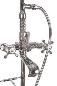 lot 5768 image: Jacuzzi EV19826 Freestanding Tub Faucet With Handshower Satin Nickel