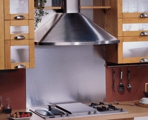 lot 5825 image: K313936SS Best Chimney Wall Mount Hood 400 CFM - 36 Inch - Stainless Steel