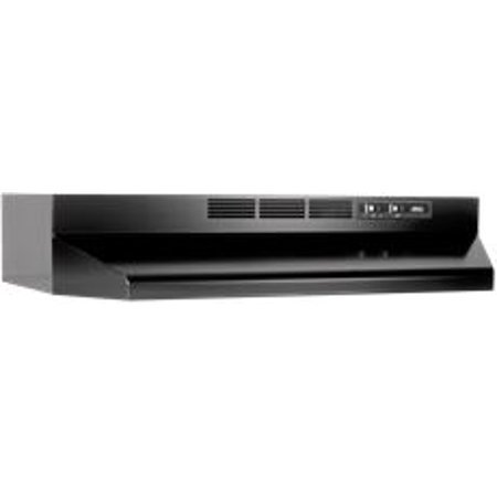 lot 5837 image: Lot of 2 Broan Range Hoods and Accessories 41000 Series 30 in. Non-Vented Range Hood in Black 413023