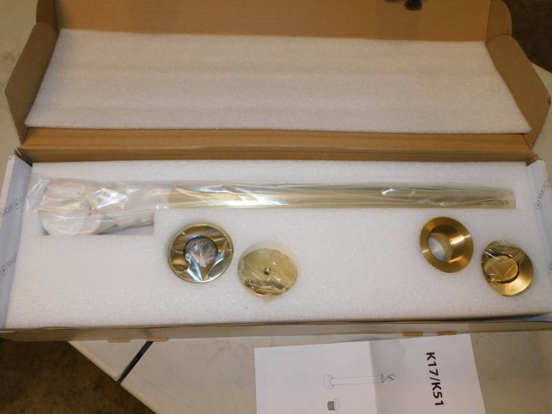 lot 5743 image: Victoria & Albert Bath Standard Bathtub Drain Polished Brass
