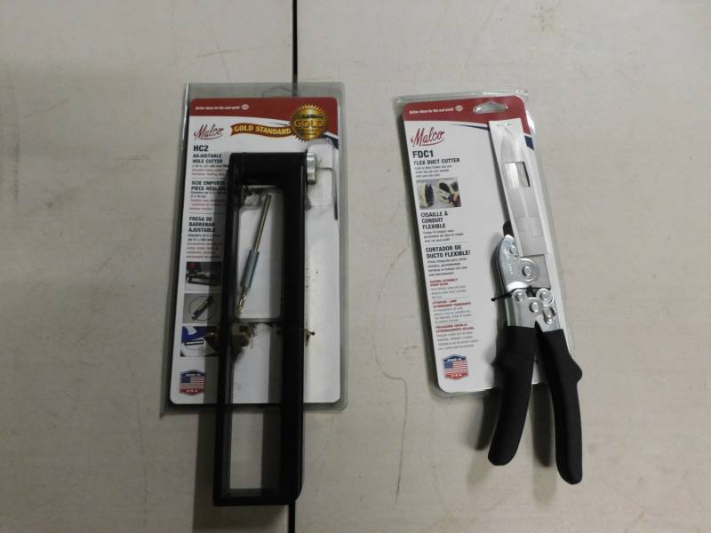 lot 5798 image: Lot of Malco 1 Flex Cutter and 1 Malco Adjustable Hole Cutter