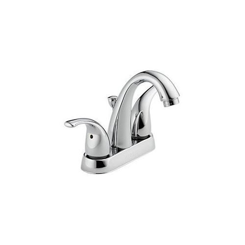 lot 5767 image: Delta Faucet P299695LF 2-Handle Lavatory Faucet Chrome