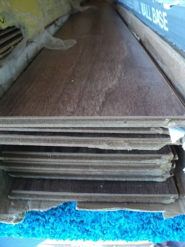 lot 8654 image: (1) box Laminate Flooring, unbranded, 6 x 48 planks, 10 planks