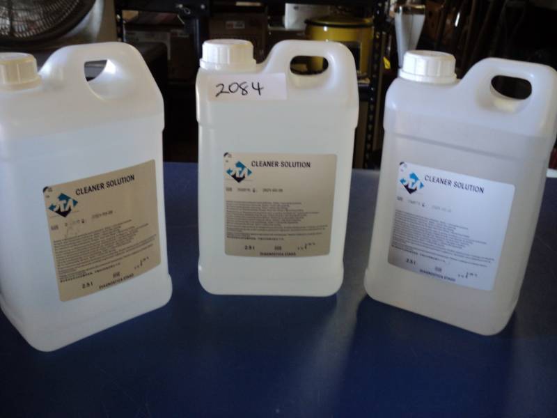 lot 8753 image: (3) 2.51 ml STA Cleaner Solution