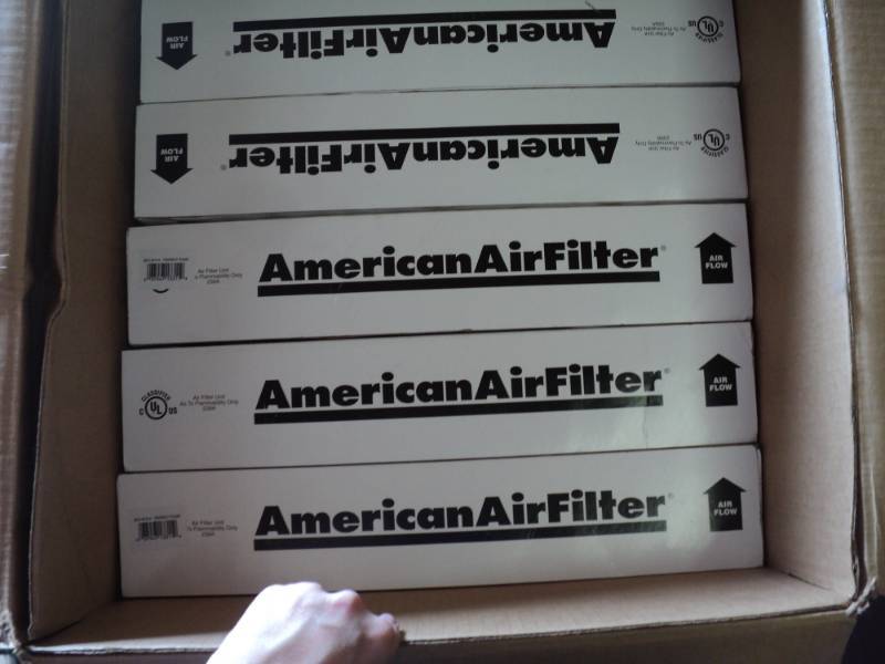 lot 8784 image: (1) case of (5) AAF Perfect Pleat DuraFlex Media Filters, 20 x 25 x 4