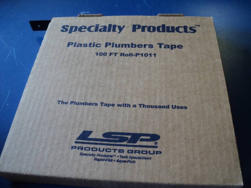 lot 8833 image: (1) box LSP plastic plumbers Tape 100 ft roll-P1011