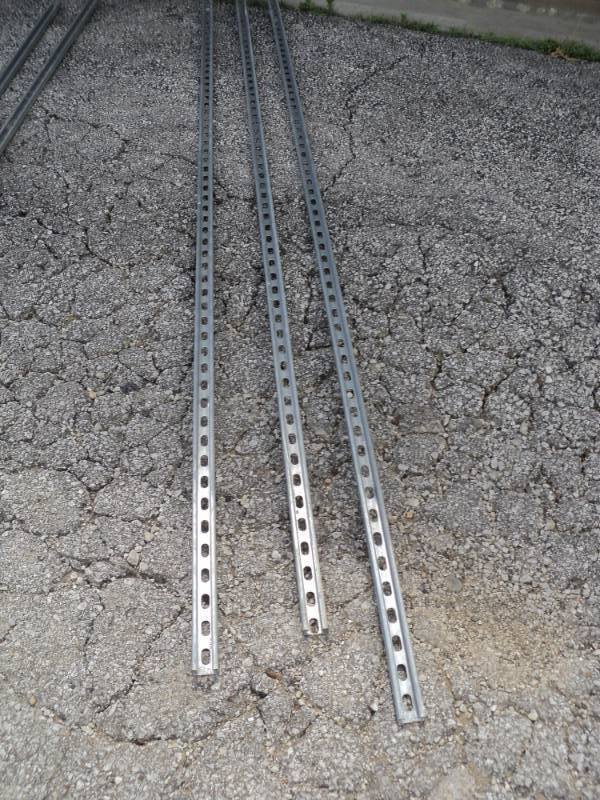 lot 8859 image: (3) pieces C Channel bracket, 1-12 x 12 x 10