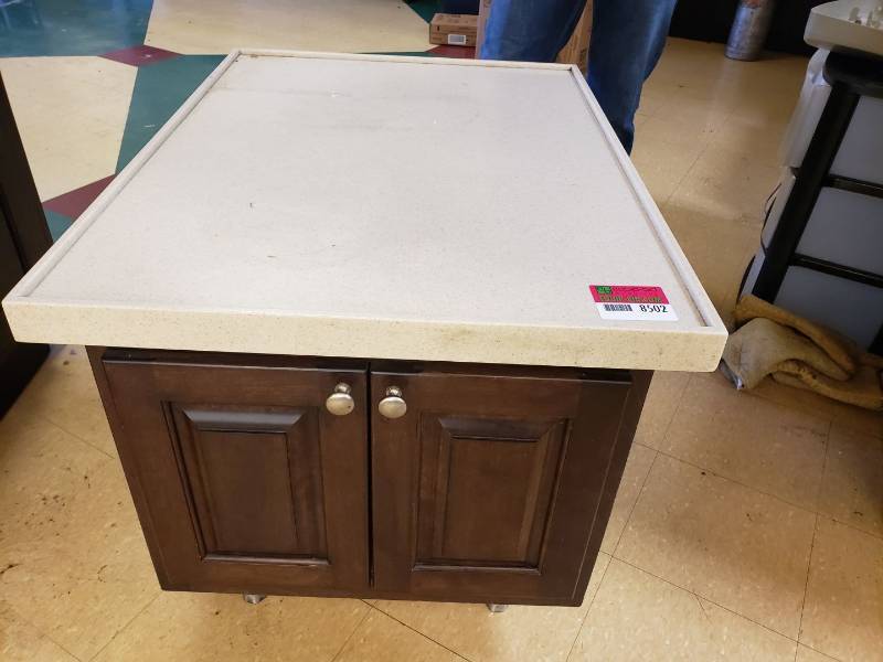 lot 8502 image: Salad bar side table