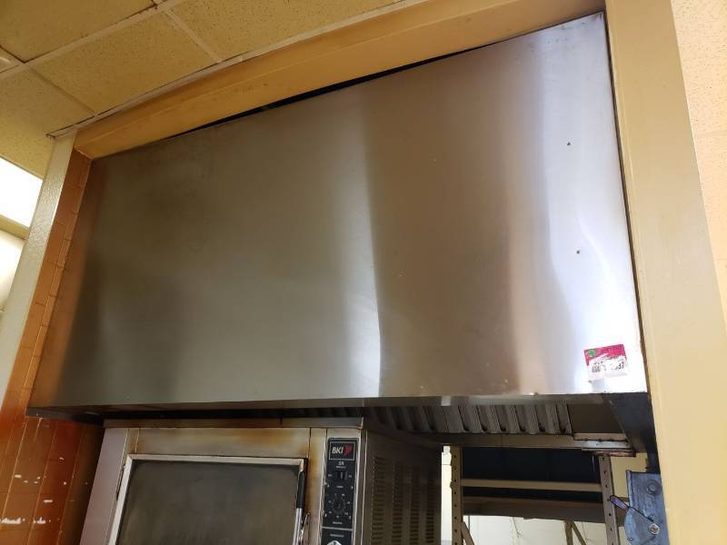 lot 8537 image: Stainless steel hood