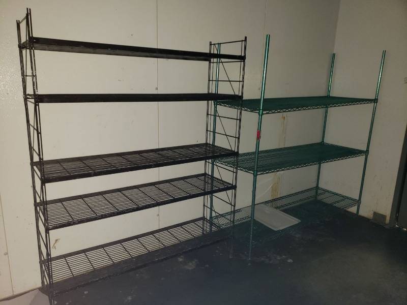 lot 8543 image: (2) storage racks