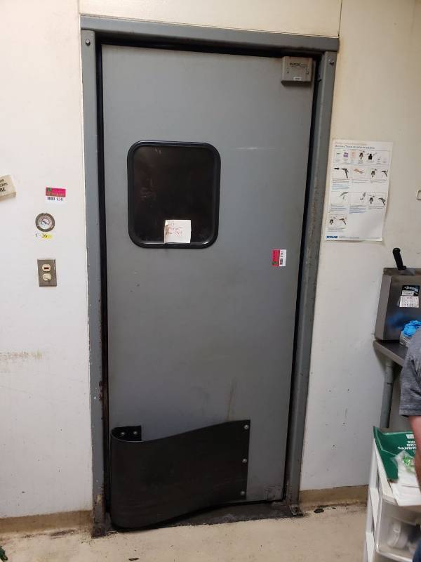 lot 8545 image: Eliason swinging door