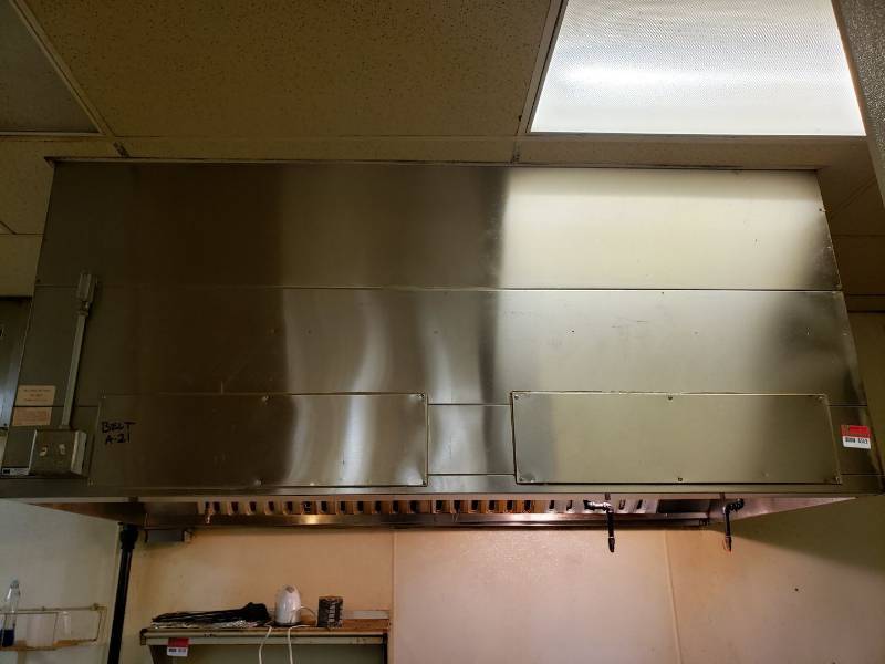 lot 8562 image: 8 stainless hood