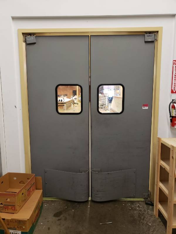 lot 8597 image: Eliason double swinging doors
