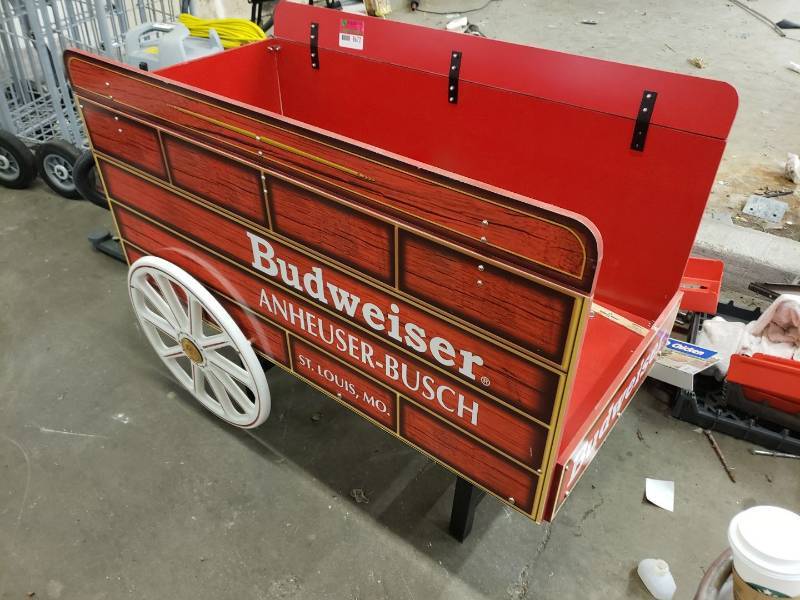 lot 8672 image: Budweiser merchandising wagon