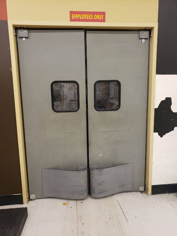 lot 8685 image: (2) Eliason swinging doors