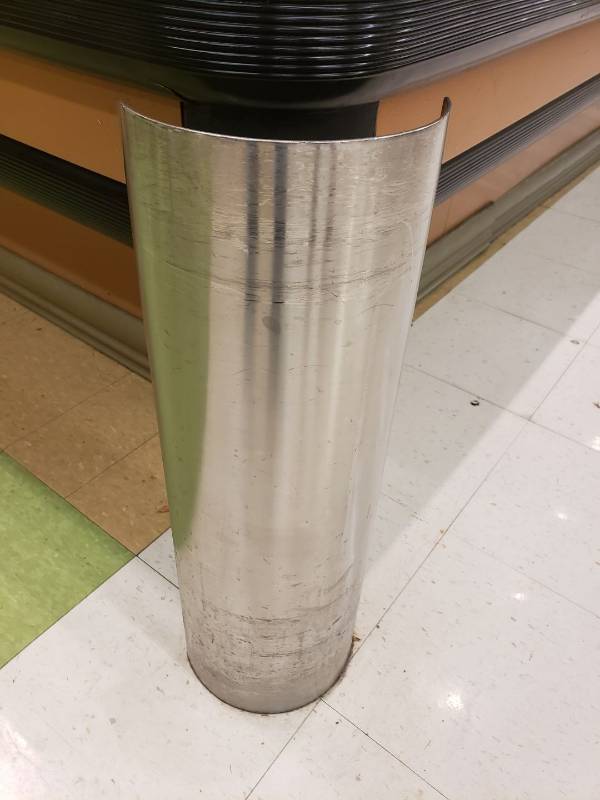 lot 8708 image: (2) stainless steel bumpers