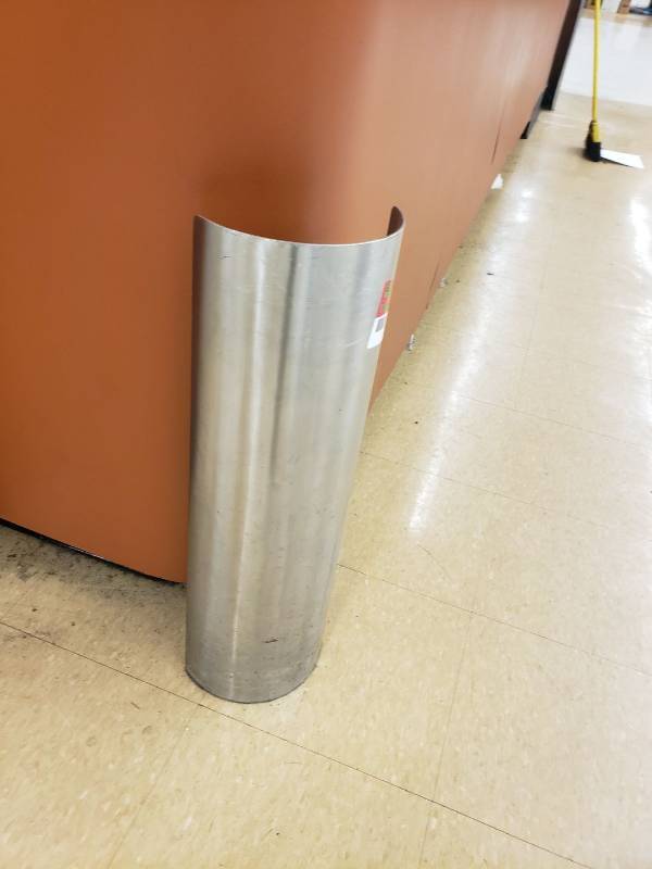 lot 8709 image: (2) stainless steel bumpers