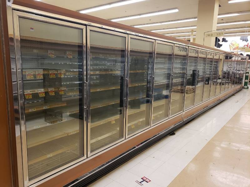lot 8731 image: Hussman (19) door reach in freezer section