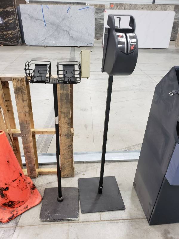 lot 8819 image: (2) bag dispensers