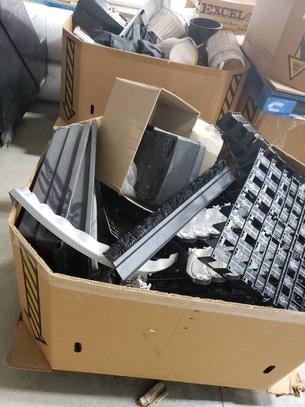 lot 8845 image: 2 gaylord boxes full of miscellaneous