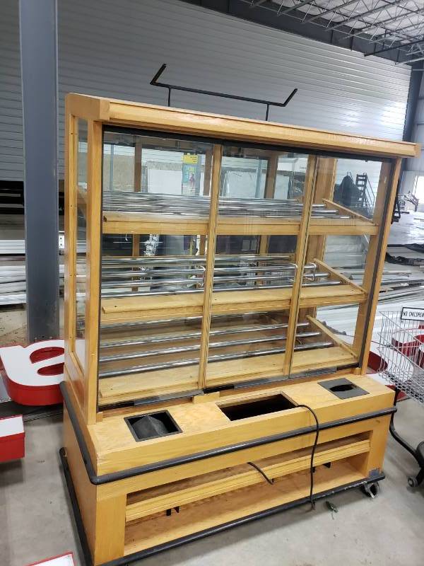 lot 8856 image: Donut display bakery cabinet