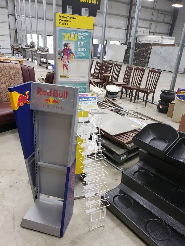 lot 8857 image: Red Bull display