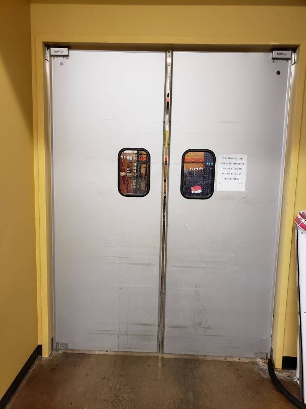 lot 2215 image: Double swinging doors