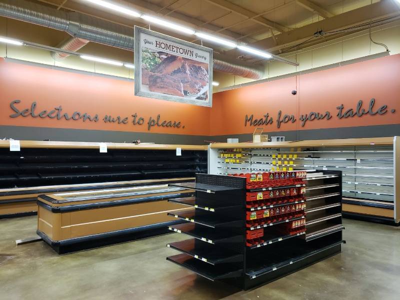 lot 2226 image: Selections sure to please and meats for your table signs