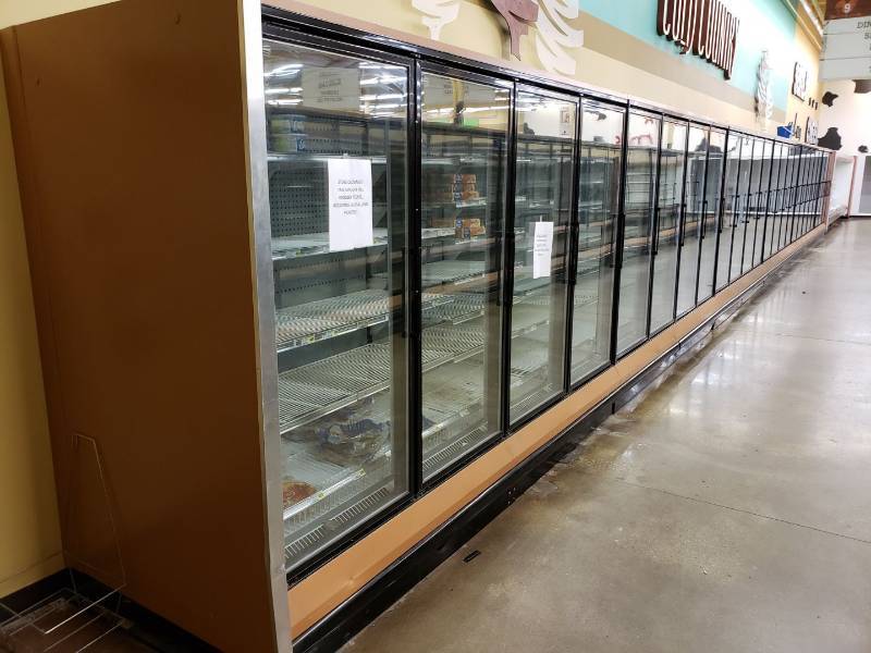 lot 2234 image: 24 glass door reach in freezer