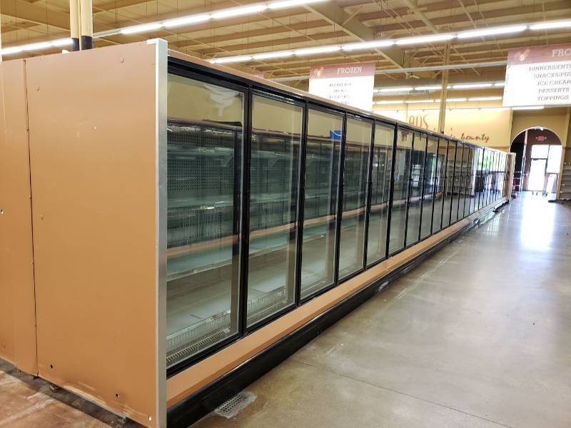 lot 2235 image: Hussman 26 glass door reach in freezer