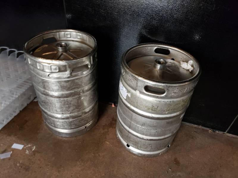 lot 2251 image: (2) kegs