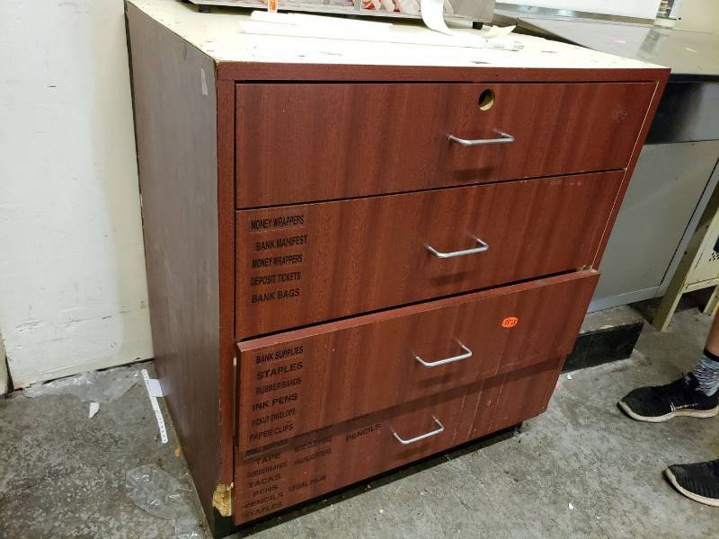 lot 2313 image: wooden cabinet