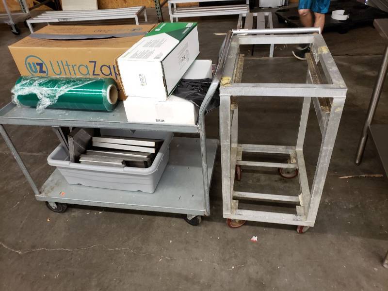 lot 2335 image: (2) carts and contents