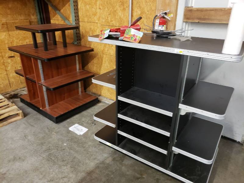 lot 2376 image: 2 display racks