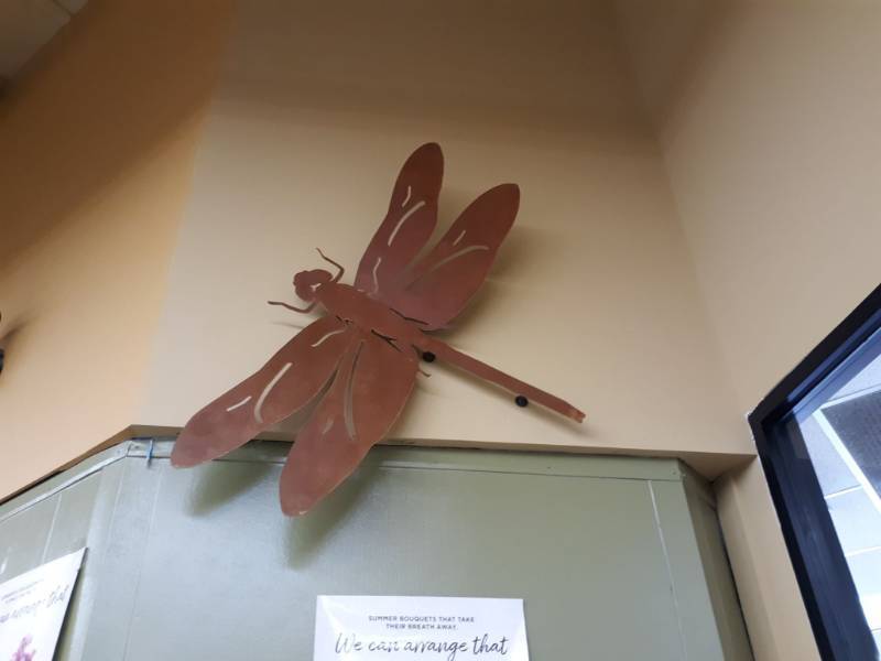 lot 2503 image: Decorative Copper Dragonfly