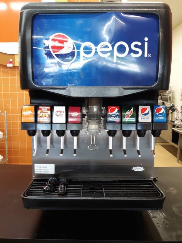lot 2526 image: Pepsi Machine Model # ED175-BCH
