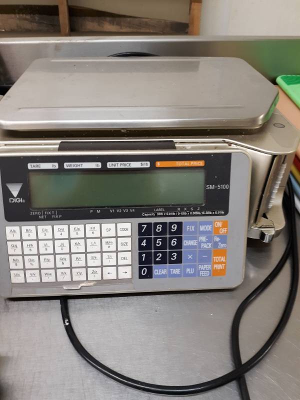 lot 2555 image: Digi Scale Model # SM-5100