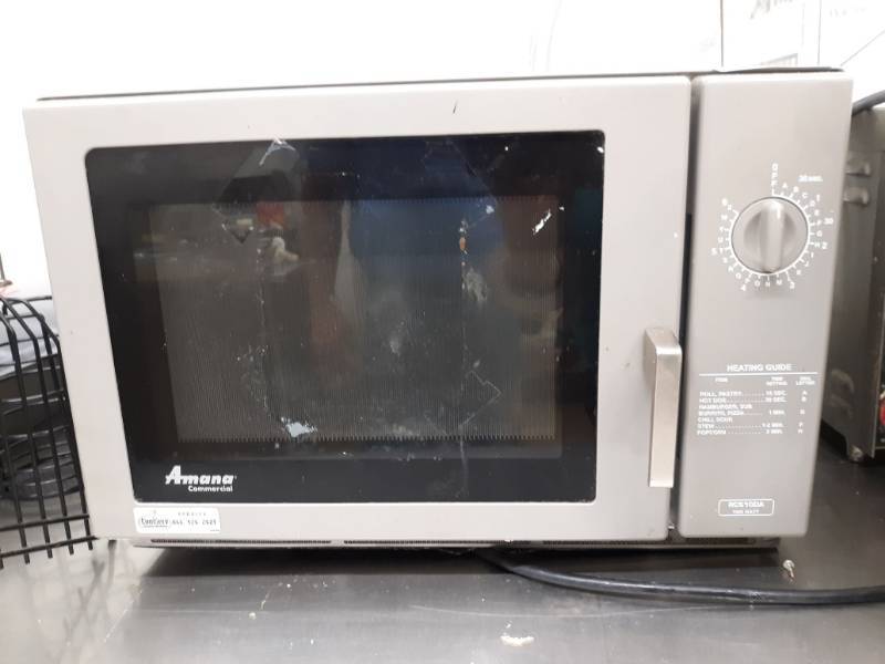 lot 2559 image: Amana Commercial Microwave Model # RSC100A