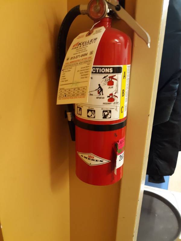 lot 2603 image: Amerex Fire Extinguisher
