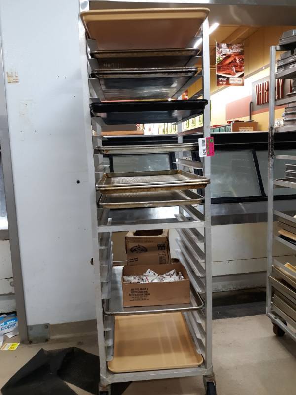 lot 2620 image: Sheet Pan Rack with Contents