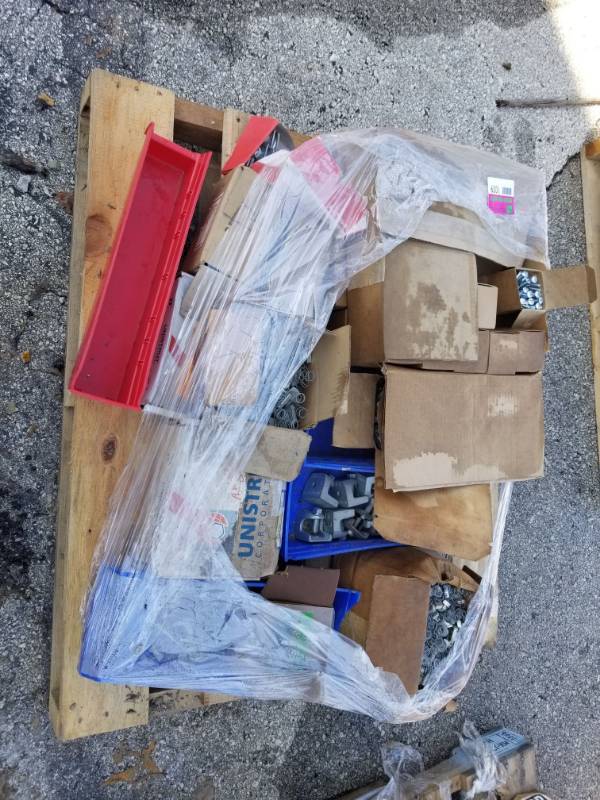 lot 1029 image: Various Nuts, Bolts, and Clamps