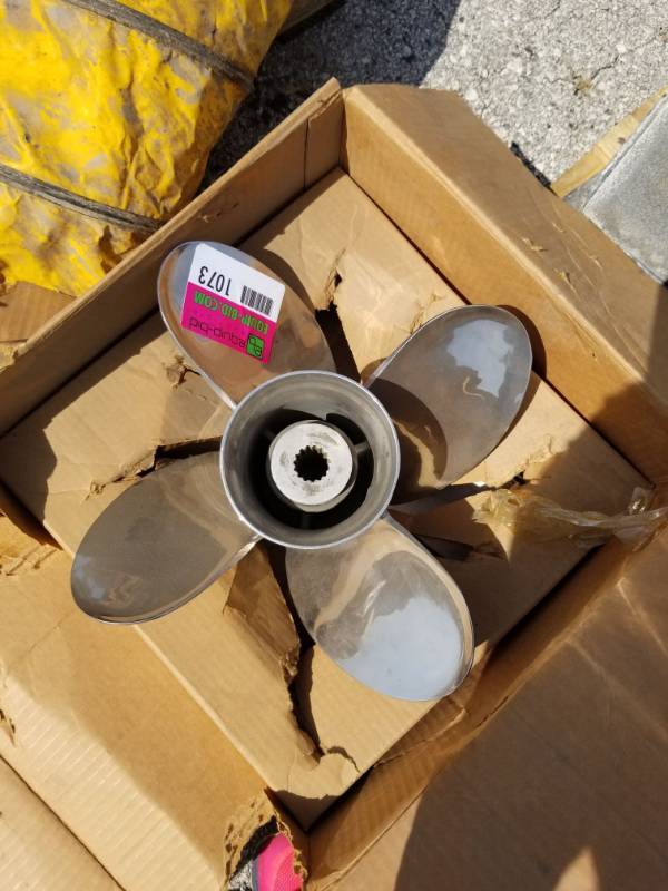 lot 1073 image: High Performance Boat Propeller